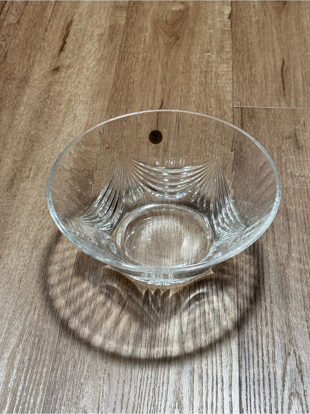 Antique Vintage Royal Crystal Rock Aurea Lead Crystal Salad Bowl (Discontinued)
